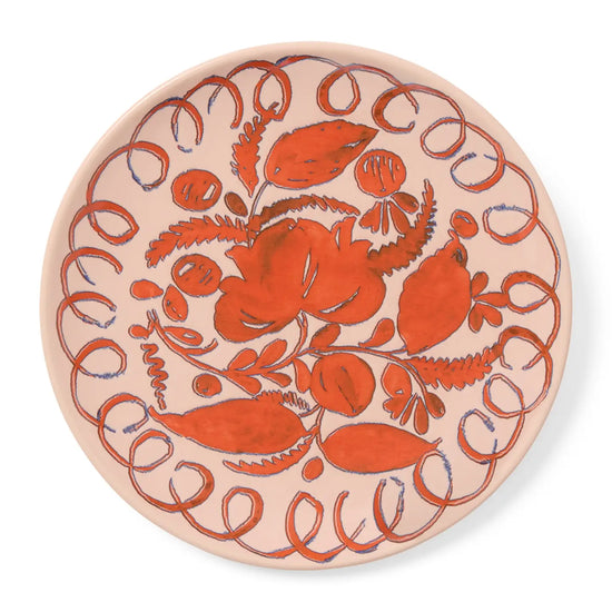 Pink Amalfi Dessert Plate