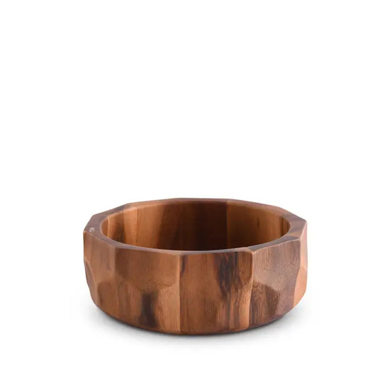 Small Diamond Wood Salad Bowl