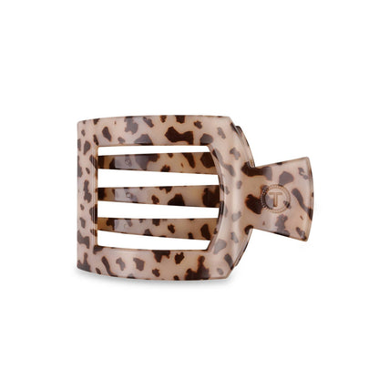 Square Blonde Tortoise Flat Hair Clip