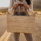 Kristen Palm Leaf Tote Bag