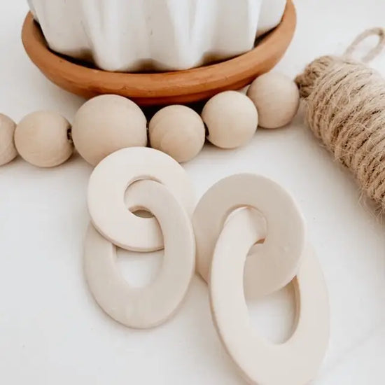 Tulum in Linen Earrings