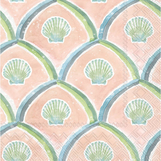Coast Shells Paper Cocktail Napkins