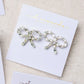 Sparkling Diamond Mini Statement Bow Earrings