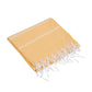 Tangerine Striped Turkish Towel