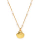 Scallop Shell + Pearl Necklace