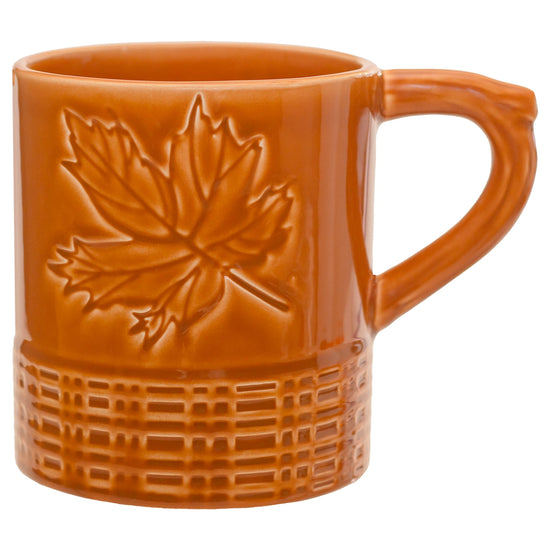 Orange Leaf Embossed Jumbo Mug