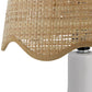 White Balbao Rattan Lamp