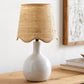 White Balbao Rattan Lamp