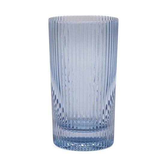 S/2 Blue Stella Highball Glasses