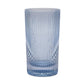 S/2 Blue Stella Highball Glasses
