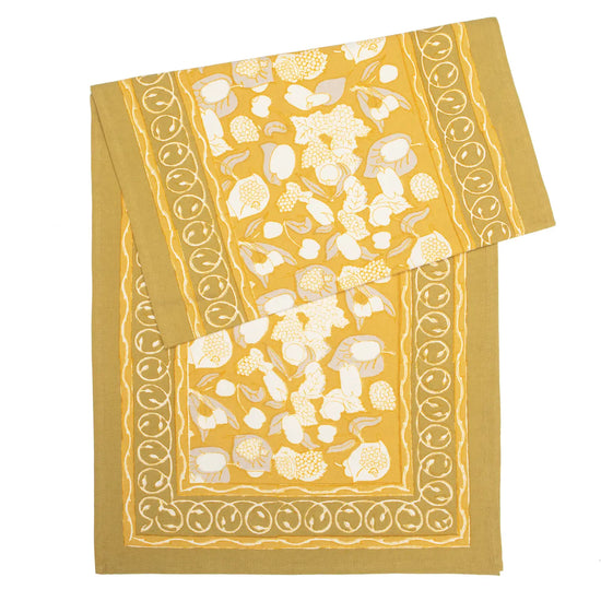 Forest Harvest Grey & Mustard Table Runner