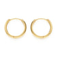 Simple 15mm Huggie Hoop