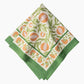 S/6 Grenadine Orange+Green Napkins