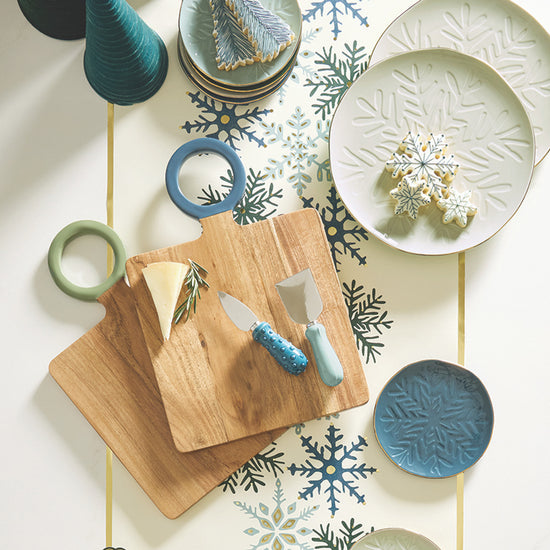 Beach Ceramic Cheese Knives