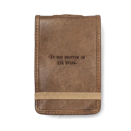Mini It Was Written in the Stars Leather Journal
