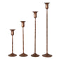 Copper Hand-Forged Iron Taper Holder