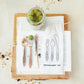 Copper Hammered Appetizer Utensils