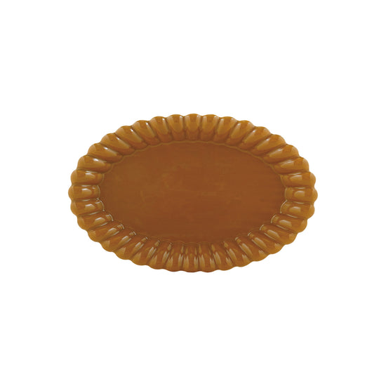 Mustard Scalloped Platter