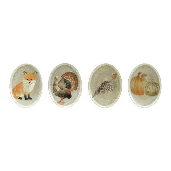 Hand-Painted Fall Platter