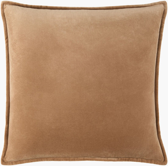 20x20 Caramel Velvet Pillow