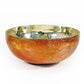 Amber Mercury Glass Decorative Bowl