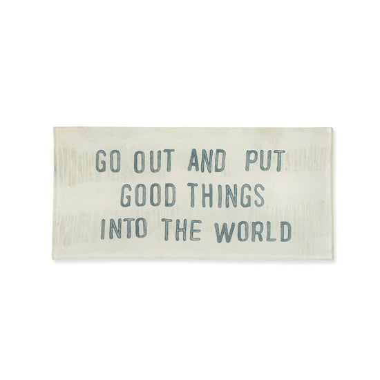 Good Things Decoupage Plate