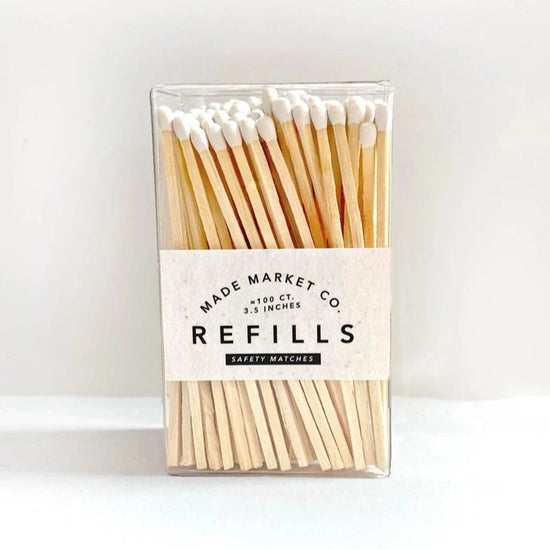 White Refill Matches