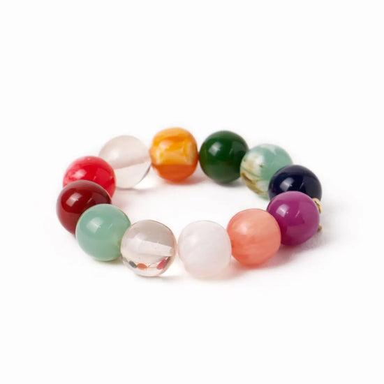Multi-Color Cece Large Resin Bracelet