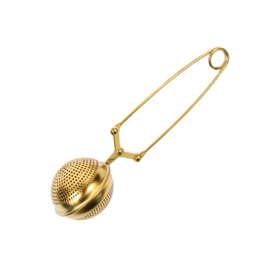 Stainless Steel Gold Tea Infuser