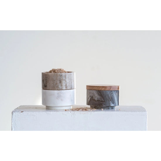 Marble Stacking Pinch Pots w/Lid