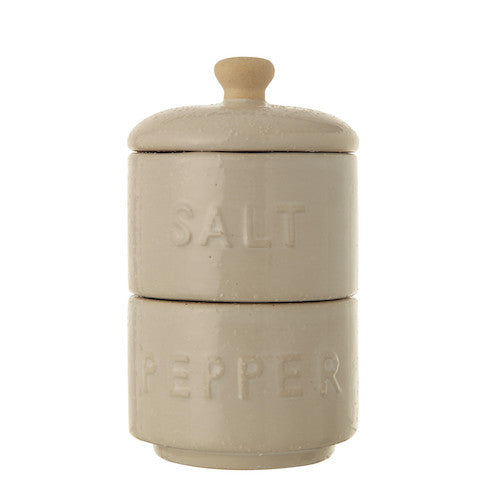 Stackable Salt & Pepper Pots