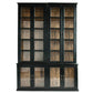 Black Wood+Glass Cabinet
