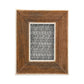 Ribbed Mangowood Frame w/ Bone Border