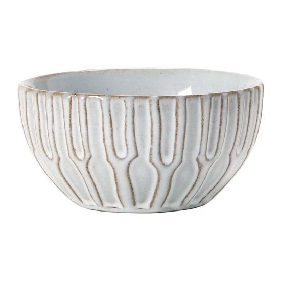 Debossed Stoneware Bowl