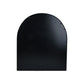 Black Metal Arched Mirror