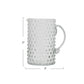 Hand-Blown Glass Hobnail Pitcher