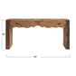 Hand Carved Wood Console Table