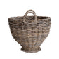 Hand-Woven Footed Basket