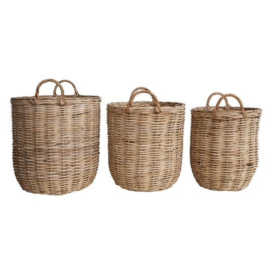 Hand Woven Rattan Basket