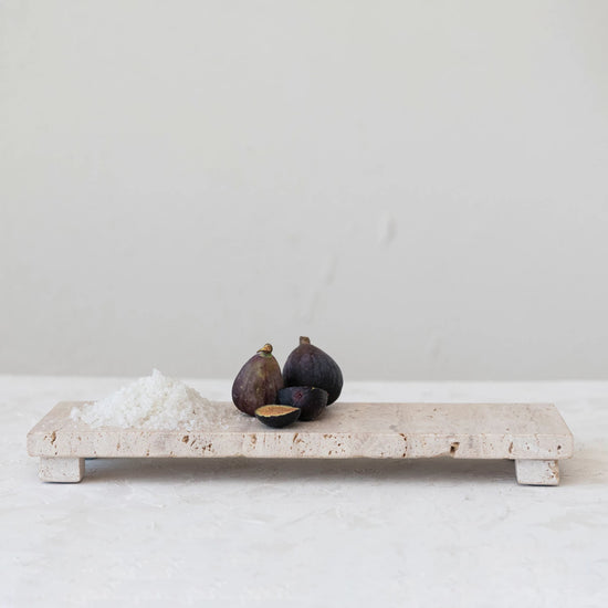 Beige Travertine Serving Board