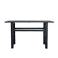 Black Reclaimed Wood Console Table