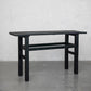 Black Reclaimed Wood Console Table