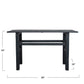 Black Reclaimed Wood Console Table
