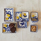 Stoneware Square Dish with Lemons