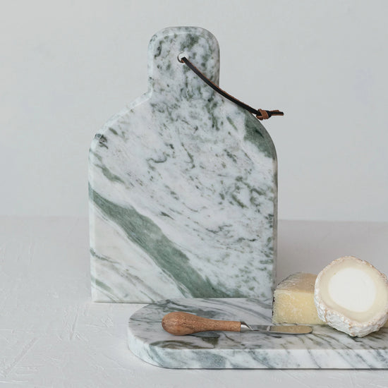 Green Marble Cheese Cutting Board