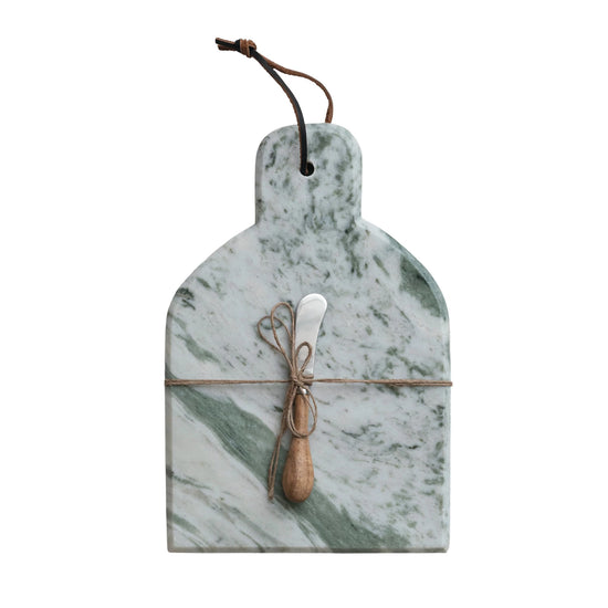 Green Marble Cheese Cutting Board