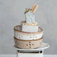 White Home Shaped Toothpick Holder