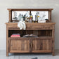 Reclaimed Vintage Sideboard with Mirrored Back