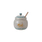 *REGISTRY ITEM: Stoneware Honey Jar with Lid & Wood Dipper*