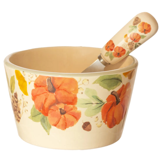 Round Harvest Bowl + Spreader